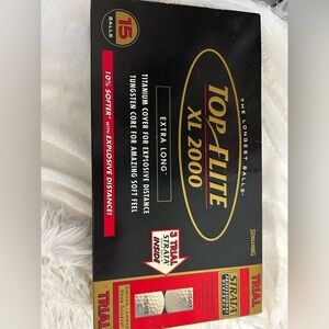 SPALDING TOP FLITE XL 2000‎ GOLF BALLS 15 PLUS 3 STRATA PROFESSIONAL BALLS NEW